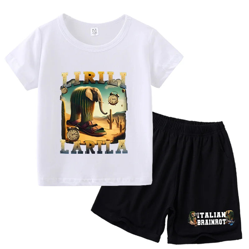 Italien brianrot Shorts und T-Shirts