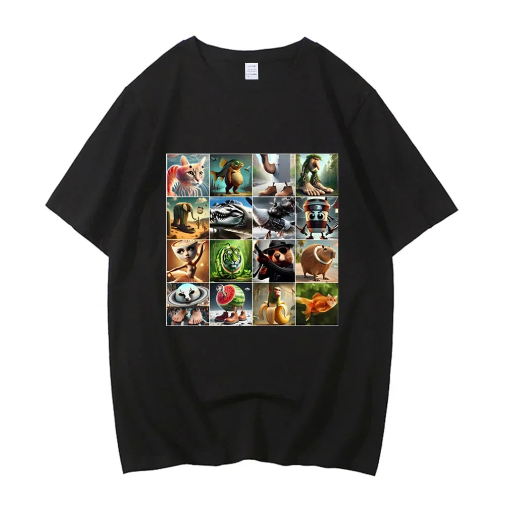 Italien Brainrot T-Shirt (alle Figuren)