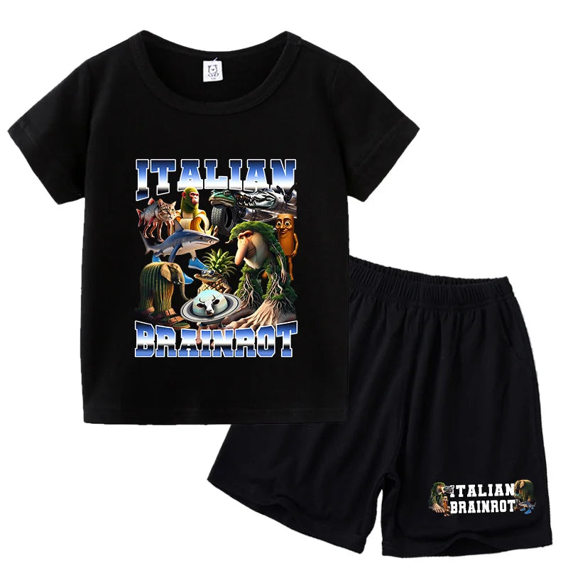 Italien brianrot Shorts und T-Shirts