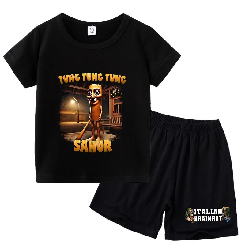 Italien brianrot Shorts und T-Shirts