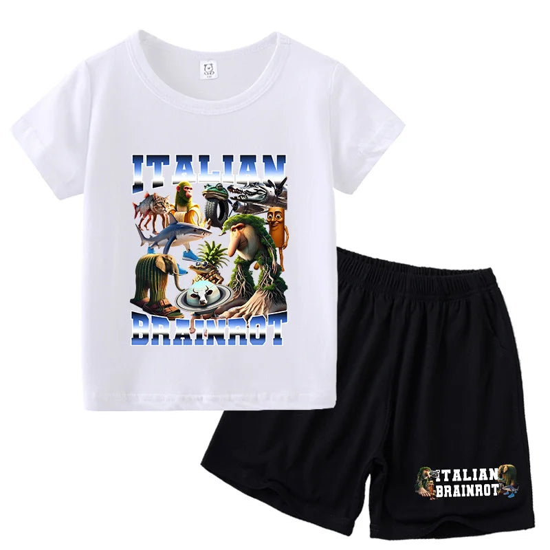 Italien brianrot Shorts und T-Shirts