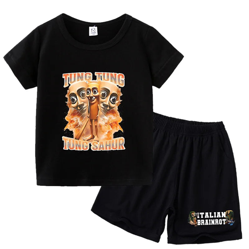 Italien brianrot Shorts und T-Shirts