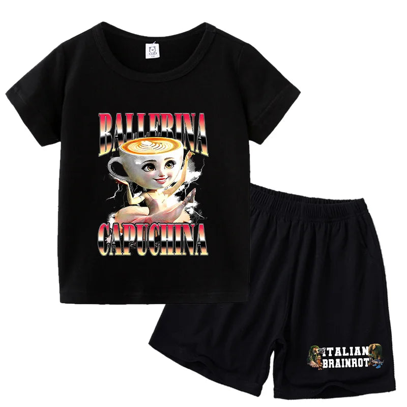 Italien brianrot Shorts und T-Shirts