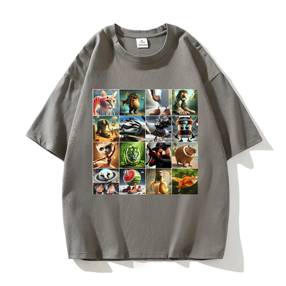 Italien Brainrot T-Shirt (alle Figuren)