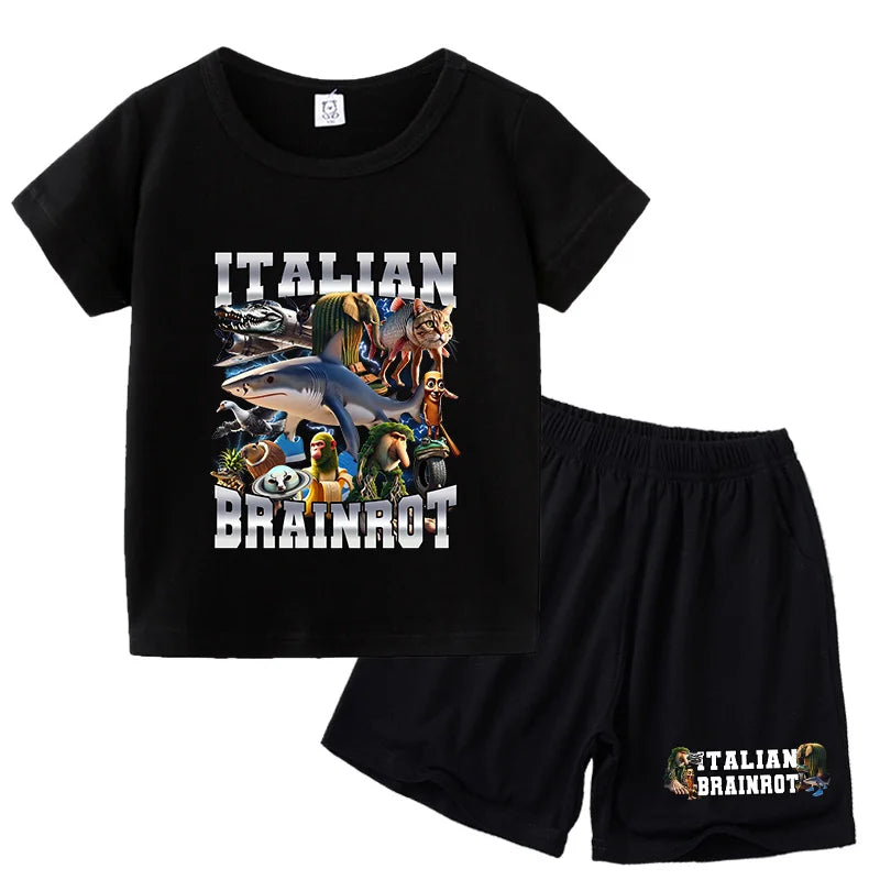 Italien brianrot Shorts und T-Shirts