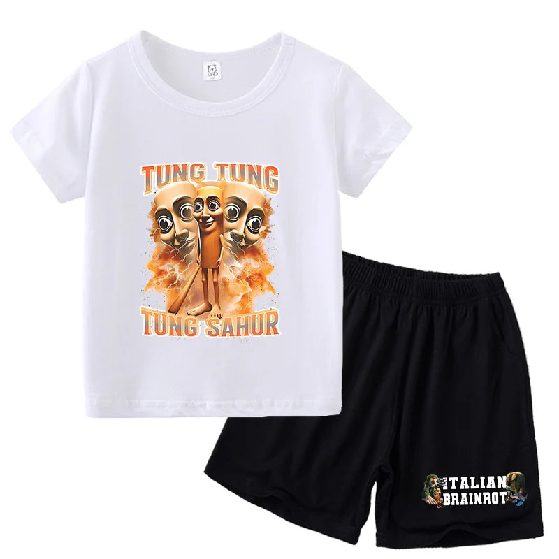 Italien brianrot Shorts und T-Shirts