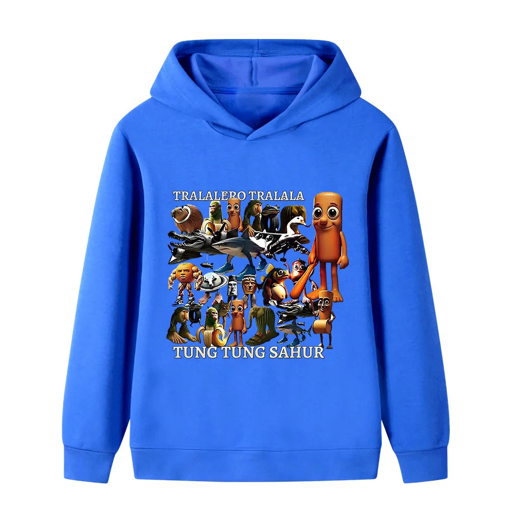 Italienischer Brainrot Kinder-Hoodie – Lustig & Warm