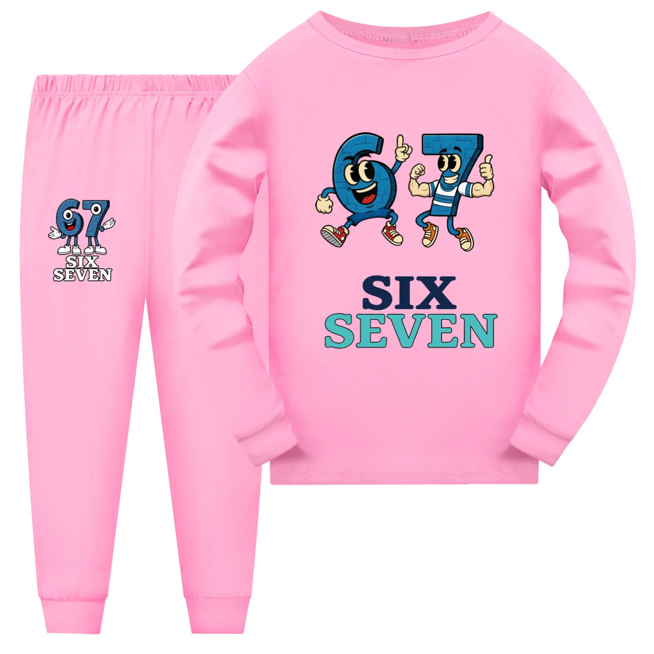 Sechs Sieben Pyjamas