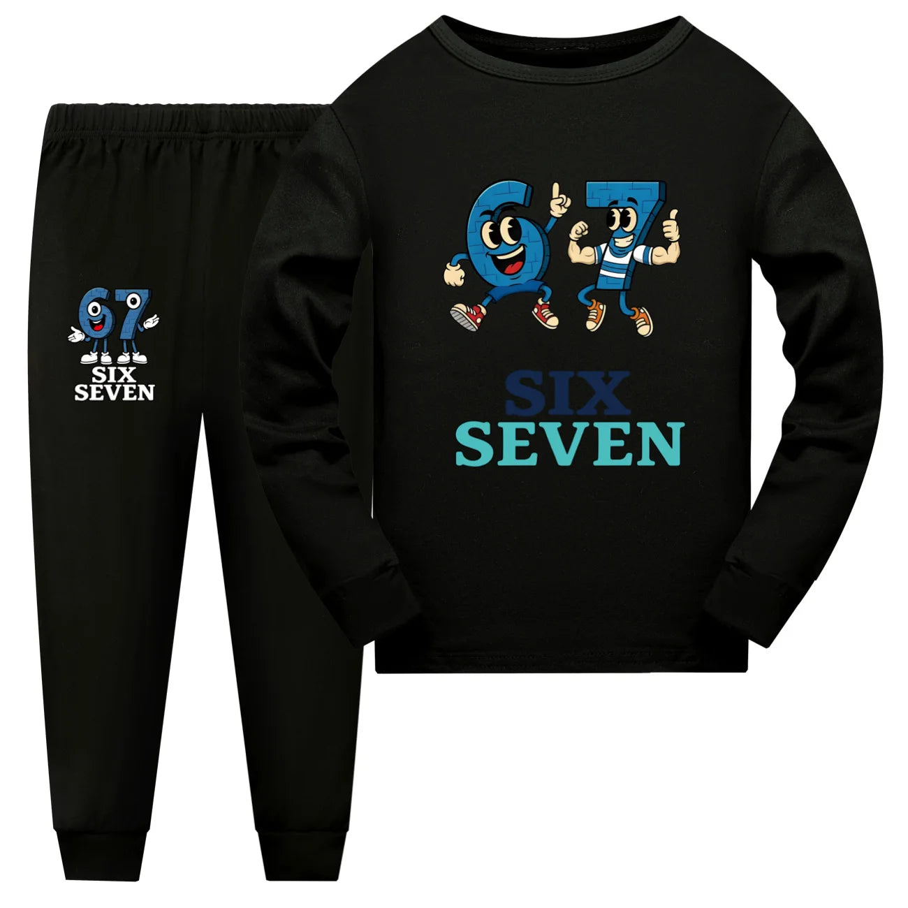 Sechs Sieben Pyjamas
