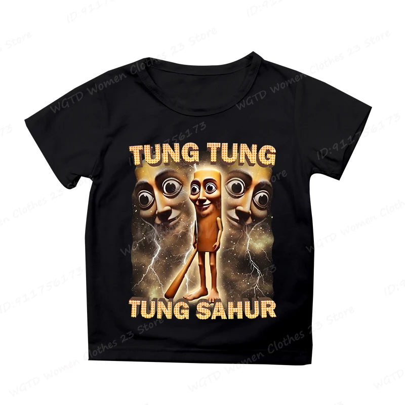 Cappuccino Assassino Schwarzes Kinder-T-Shirt