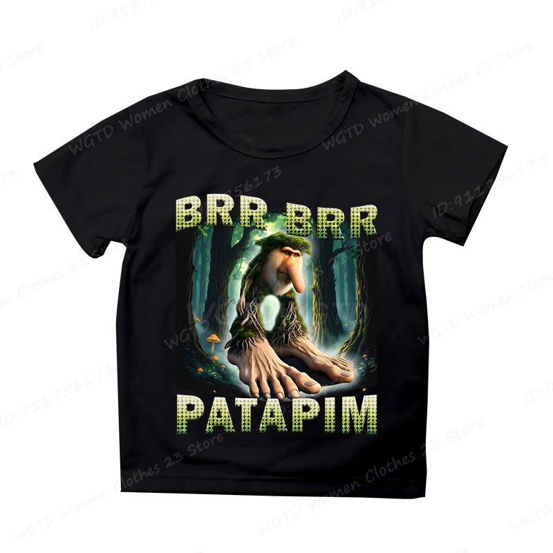 Cappuccino Assassino Schwarzes Kinder-T-Shirt