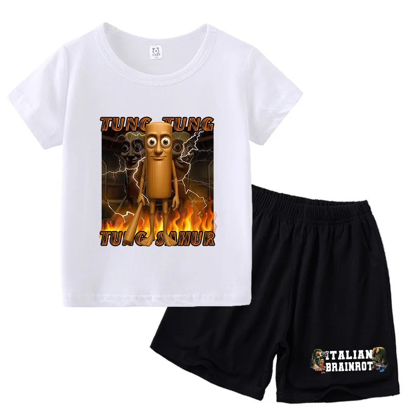 Italien brianrot Shorts und T-Shirts