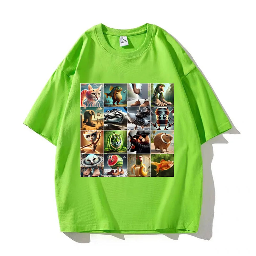 Italien Brainrot T-Shirt (alle Figuren)