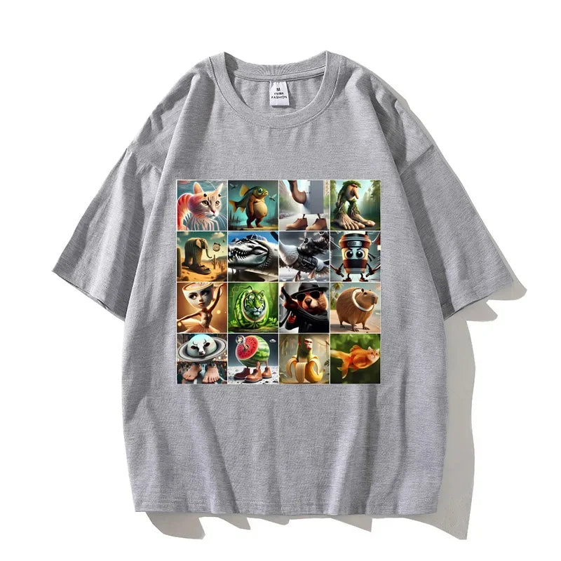 Italien Brainrot T-Shirt (alle Figuren)