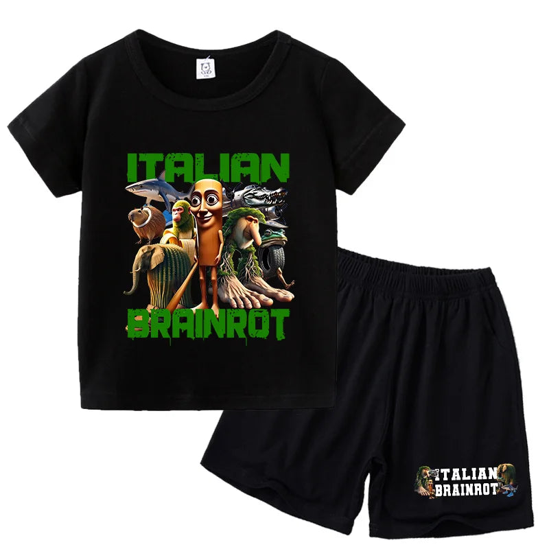 Italien brianrot Shorts und T-Shirts