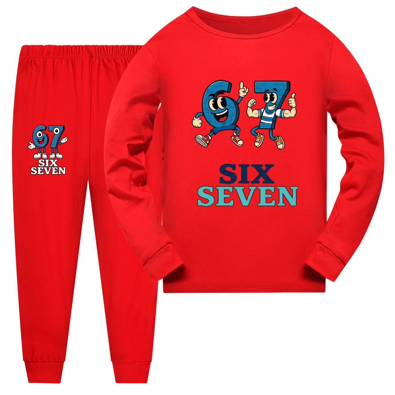 Sechs Sieben Pyjamas