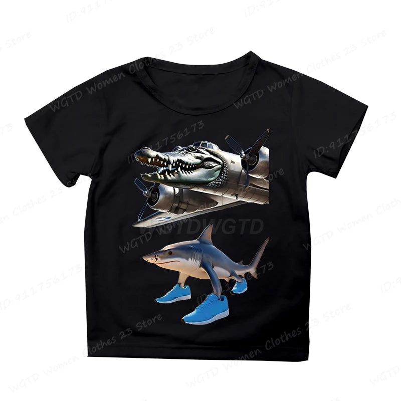 Cappuccino Assassino Schwarzes Kinder-T-Shirt