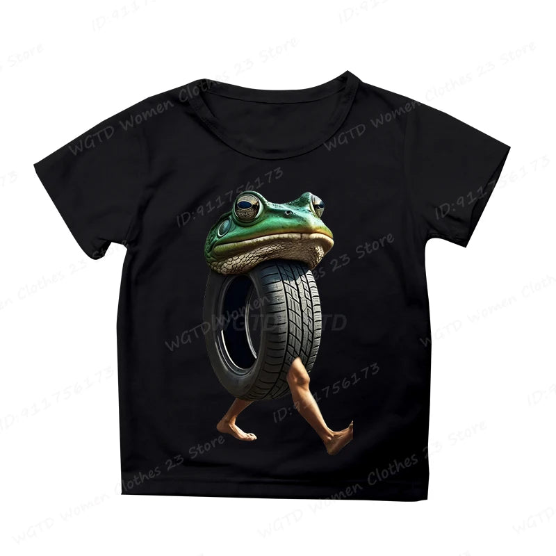 Cappuccino Assassino Schwarzes Kinder-T-Shirt