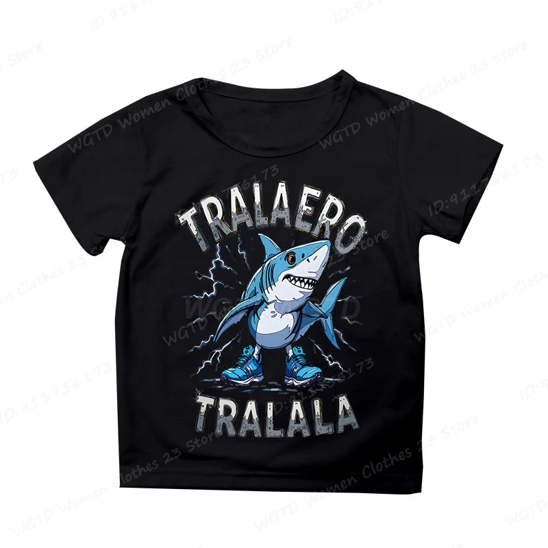 Cappuccino Assassino Schwarzes Kinder-T-Shirt
