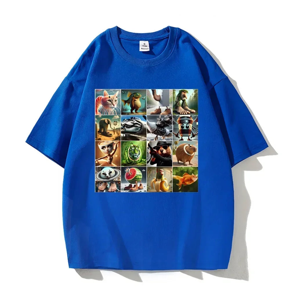 Italien Brainrot T-Shirt (alle Figuren)