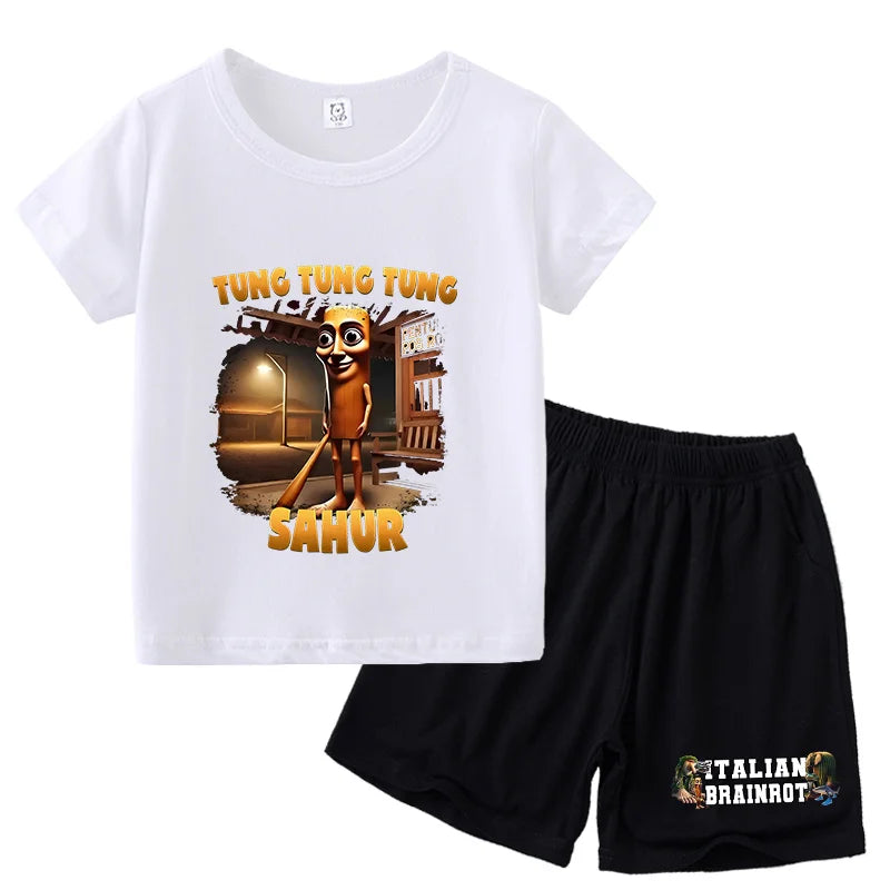 Italien brianrot Shorts und T-Shirts