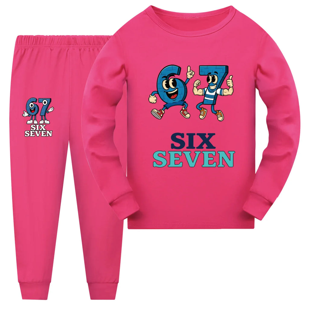 Sechs Sieben Pyjamas