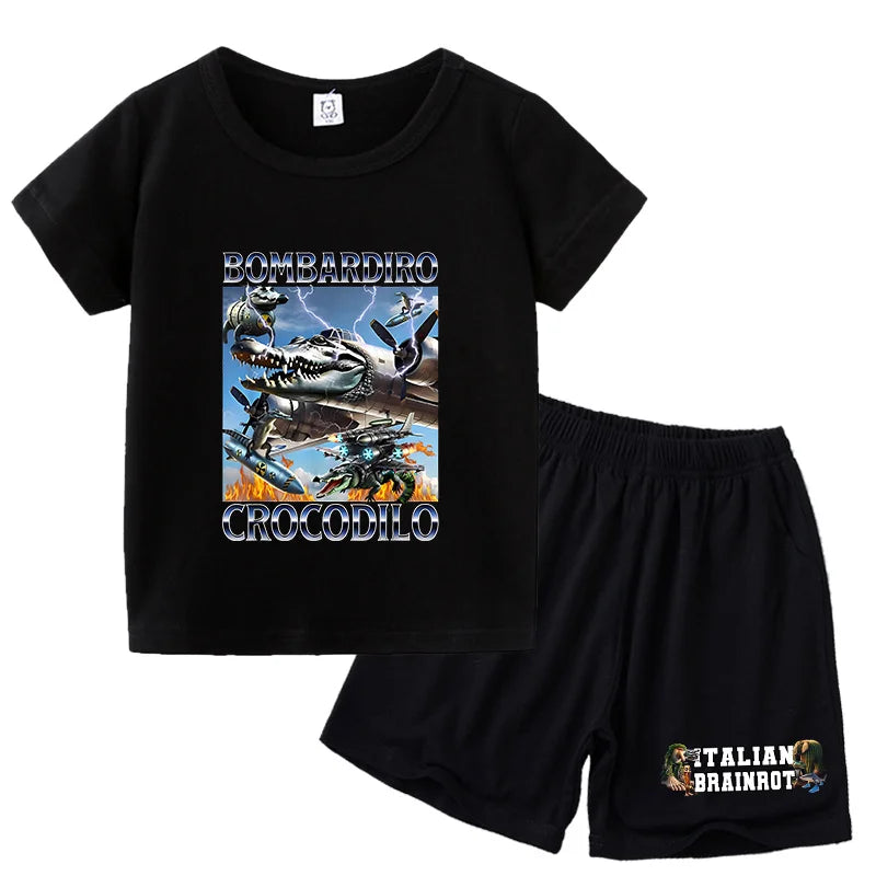 Italien brianrot Shorts und T-Shirts