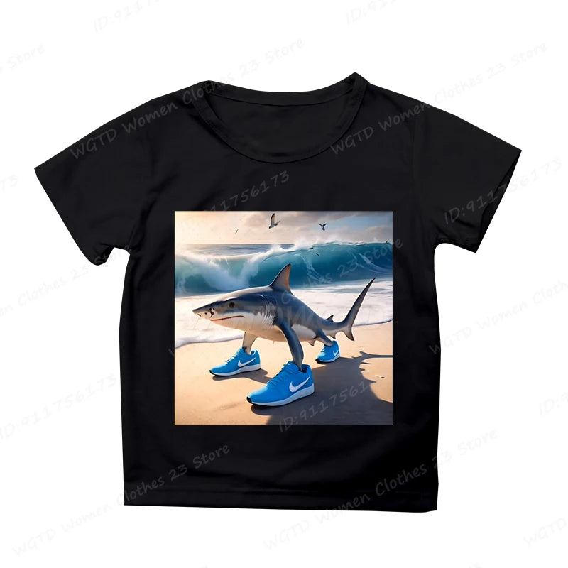 Cappuccino Assassino Schwarzes Kinder-T-Shirt