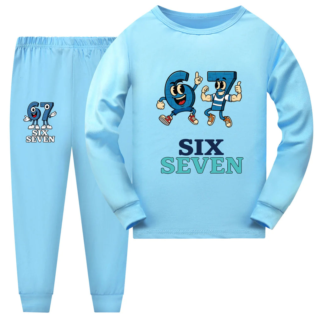 Sechs Sieben Pyjamas