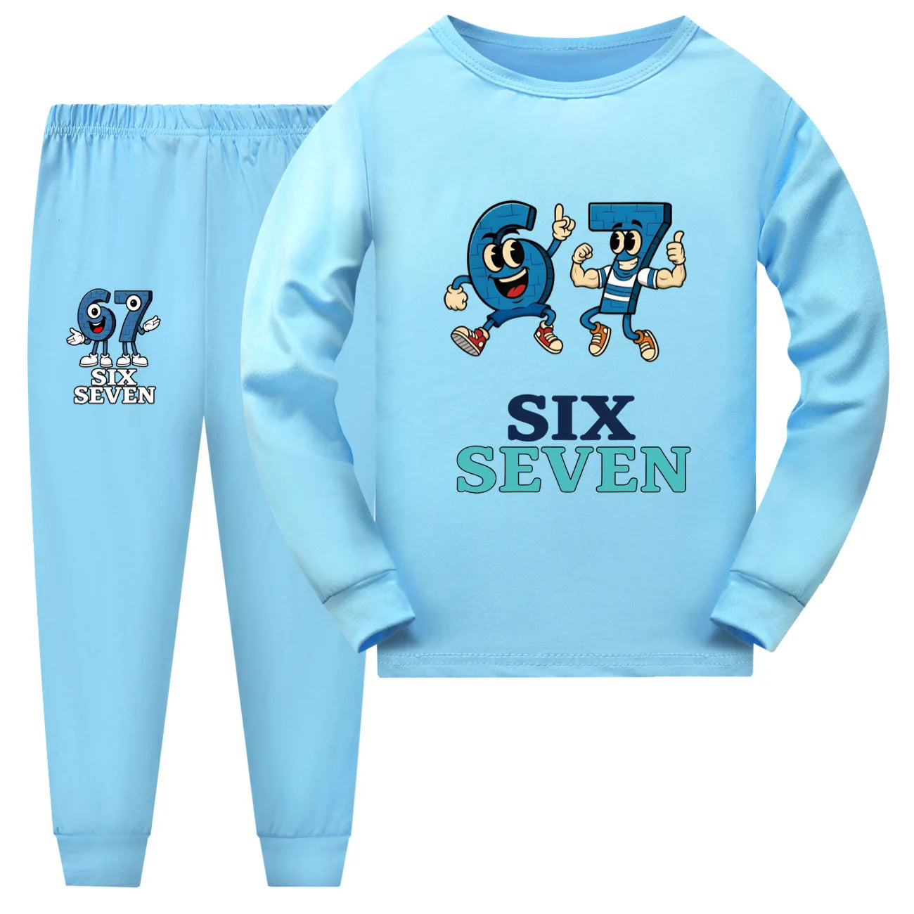 Sechs Sieben Pyjamas
