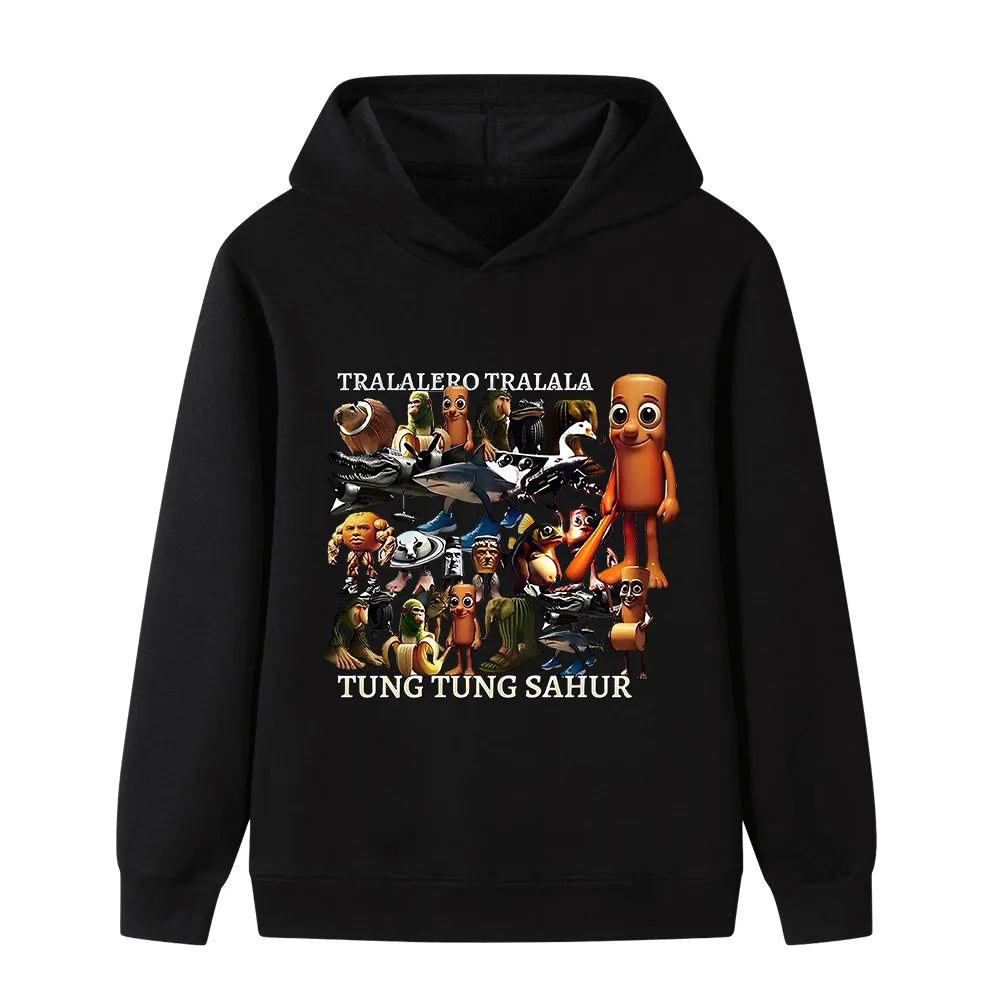 Italienischer Brainrot Kinder-Hoodie – Lustig & Warm