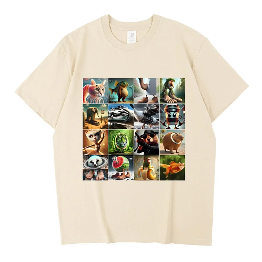 Italien Brainrot T-Shirt (alle Figuren)
