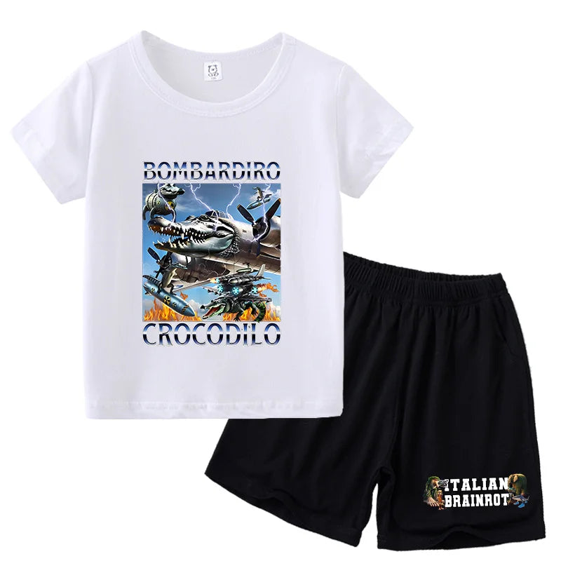 Italien brianrot Shorts und T-Shirts