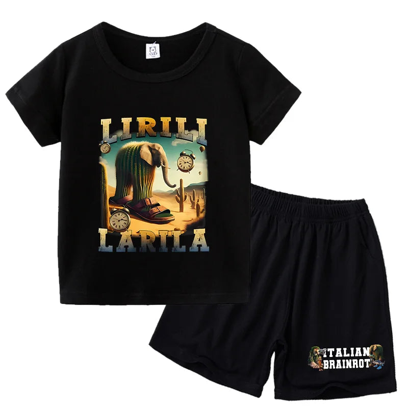 Italien brianrot Shorts und T-Shirts