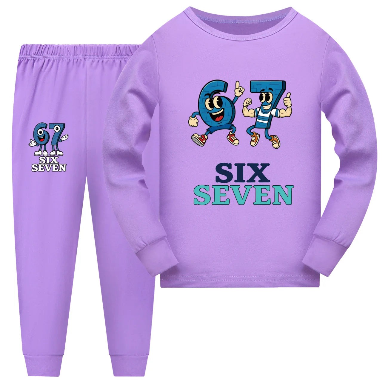 Sechs Sieben Pyjamas