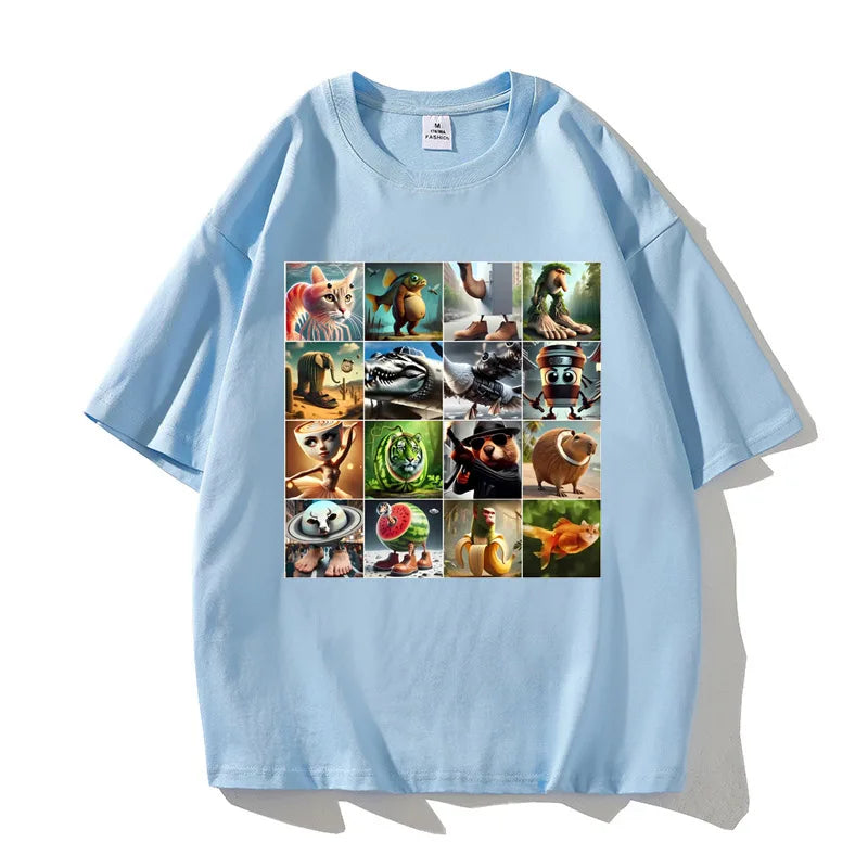 Italien Brainrot T-Shirt (alle Figuren)