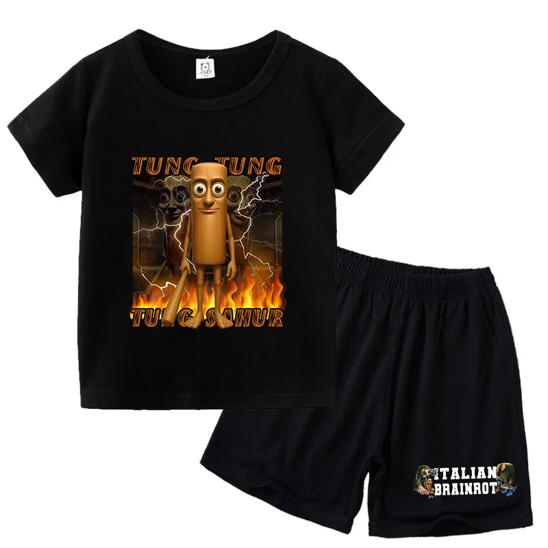 Italien brianrot Shorts und T-Shirts